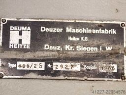 Deuma Heitze 406/2 G Rollenabstand 290 - 1100 mm