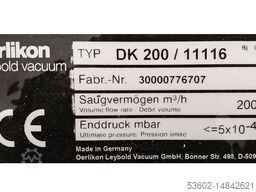 Oerlikon Leybold DK 200 WSU 1001H