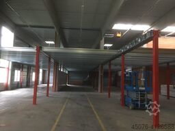 Stahlbaubühne 1-stöckig ca.1500 m² STOW L 40,5 m B 37,8 m Auflast 500 kg/m²