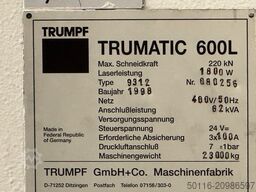 TRUMPF Trumatic 600 L-1600