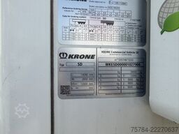 KRONE 3-ACHS BLUMENBREITE, THERMOKING SLX 300, DOPPELST, LIFT, MIETKAUF MGL.