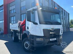 MAN TGM 18.320 4x4 Meiller Trigenius FASSI F135
