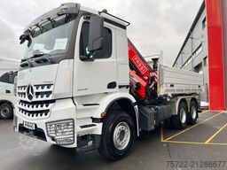Mercedes-Benz Arocs 3348 6x4 BB Dreiseitenkipper FASSI F255A