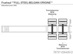 Fruehauf **FULL STEEL-BELGIAN ORIGINE**