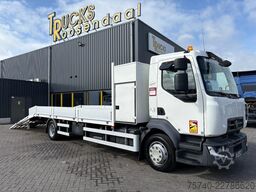 Furgón portacoches Renault D 12.240 + HYDRAULIC RAMPS + LIER 5400 KG + EUR...