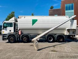 MAN TGS 35.400 8x4 TSCI auger, RETARDER,   6 COMPAR...