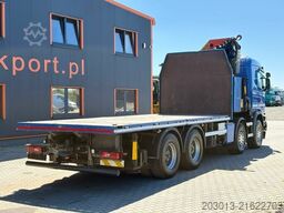 SCANIA G450 8x4 Pritsche mit Kran Palfinger PK76002 EH
