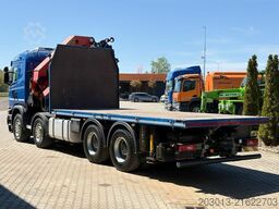 SCANIA G450 8x4 Pritsche mit Kran Palfinger PK76002 EH