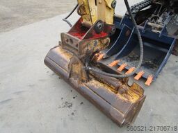 Yanmar SV26 - mechan. Schnellwechsler + 3 Löffel