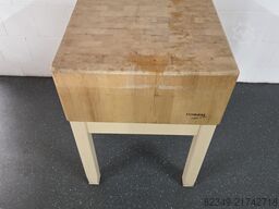 Hackklotz Aus Holz 70x70