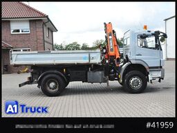 MERCEDES-BENZ Axor 1833, 4x4, Kran 3 Seiten Kipper, Funk