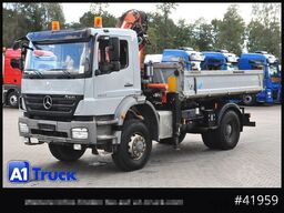 MERCEDES-BENZ Axor 1833, 4x4, Kran 3 Seiten Kipper, Funk