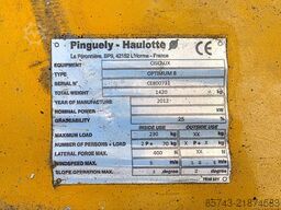 Haulotte Optimum 8 Electric, 7.77m Working Height, 230kg Ca