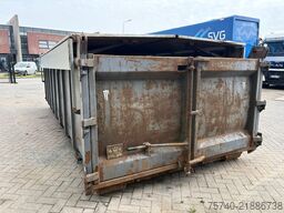Vossebelt container  + BOVEN KLEPPEN + 20 m3
