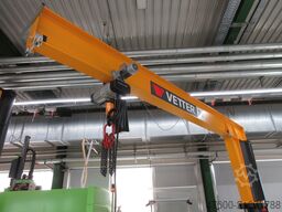 Vetter Kran Drehkran Hallenkran 2000KG M20-5.0 NL 2000Kg 2t L 5m Kettenzug