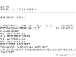 MERCEDES-BENZ Actros 1848 LS BIG Space  VOLLAUSSTATTUNG