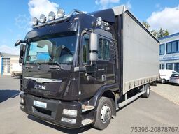 MAN TGM 15.290 BL Curtainside-Edscha, 1.Hand