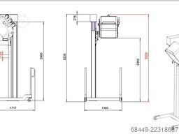Barsso mobiele lift voor 200L normwagens