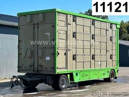 Finkl FINKL VA18 3.Stock Viehanhänger, Hubdach