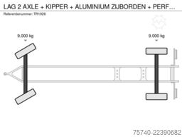 LAG 2 AXLE + KIPPER + ALUMINIUM ZIJBORDEN + PERFECT...