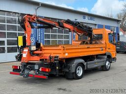 MERCEDES-BENZ ATEGO 818 4x2 Kipper Kran Atlas 65.2-A3 *Funkst.