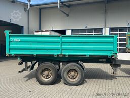 FLIEGL 18t Tandem Stahl 3-Seiten Kipper