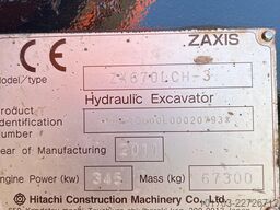 Hitachi ZX 670 LCH-3