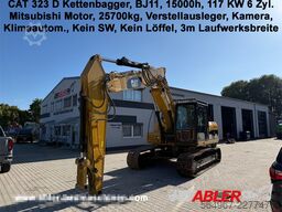 Caterpillar 323 D Verstellausleger Klimaauto.