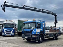 Scania P410  6x4 HIAB  X-HIDOU 188 E-5, RETARDER, WHEE...