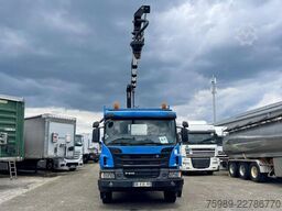 Scania P410  6x4 HIAB  X-HIDOU 188 E-5, RETARDER, WHEE...