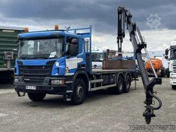 Scania P410  6x4 HIAB  X-HIDOU 188 E-5, RETARDER, WHEE...