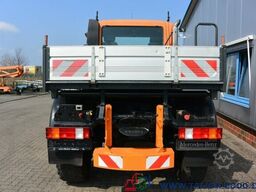 Unimog U 400 4 x 4 Mulag Teleskopausleger + Zapfwelle
