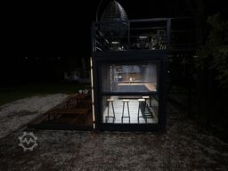 Wolf Tiny Cafe Haus mit Veranda Bürocontainer