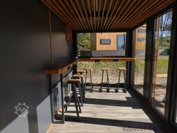 Wolf Tiny Cafe Haus mit Veranda Bürocontainer