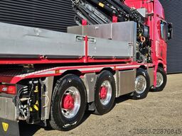 Scania R650 V8 8x4 / HMF 9520 + JIB + WINCH / 140.000 ...