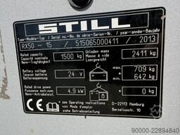 Still RX 50-15 1500kg Triplo / sideshift