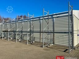 19,6 lfm Palettenregale für Außenbereich H: 4,5m , 3000 kg Fachlast , FVZ