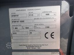 GABELSTAPLER TOYOTA 1,6t NUR 1900 Stunden 8FBM16T