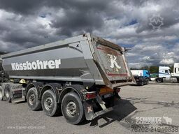 Kässbohrer Tipper Steel half pipe body 27m³