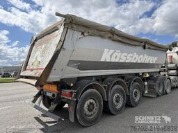 Kässbohrer Tipper Steel half pipe body 27m³