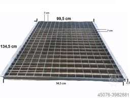 10.000 Stück Einlegegitter Gitterroste für Palettenregale verzinkt
