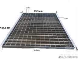 10.000 Stück Einlegegitter Gitterroste für Palettenregale verzinkt
