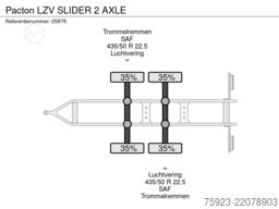 Pacton LZV SLIDER 2 AXLE