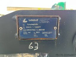 Lehnhoff MS21 MS25 Adapterplatte / MS25 MS21 Schraubadapter