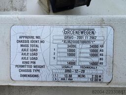GROENEWEGEN DRO 12-20 / LOADING LIFT STEERING AXLE /APK /TU...