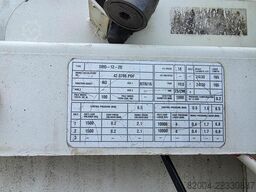GROENEWEGEN DRO 12-20 / LOADING LIFT STEERING AXLE /APK /TU...