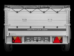 Unitrailer Garden 201 KIPP ALU mit Bordwandaufsatz