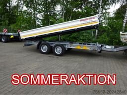Möslein TTD 11 Weiß  neuer Tandem 3- Seitenkipper Tieflader-- Neufahrzeug --