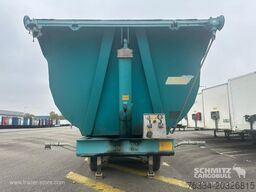 Benalu Semitrailer Tipper Steel half pipe body 39m³