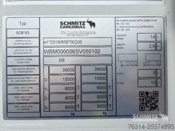 Schmitz Cargobull Tiefkühler Standard Doppelstock Trennwand